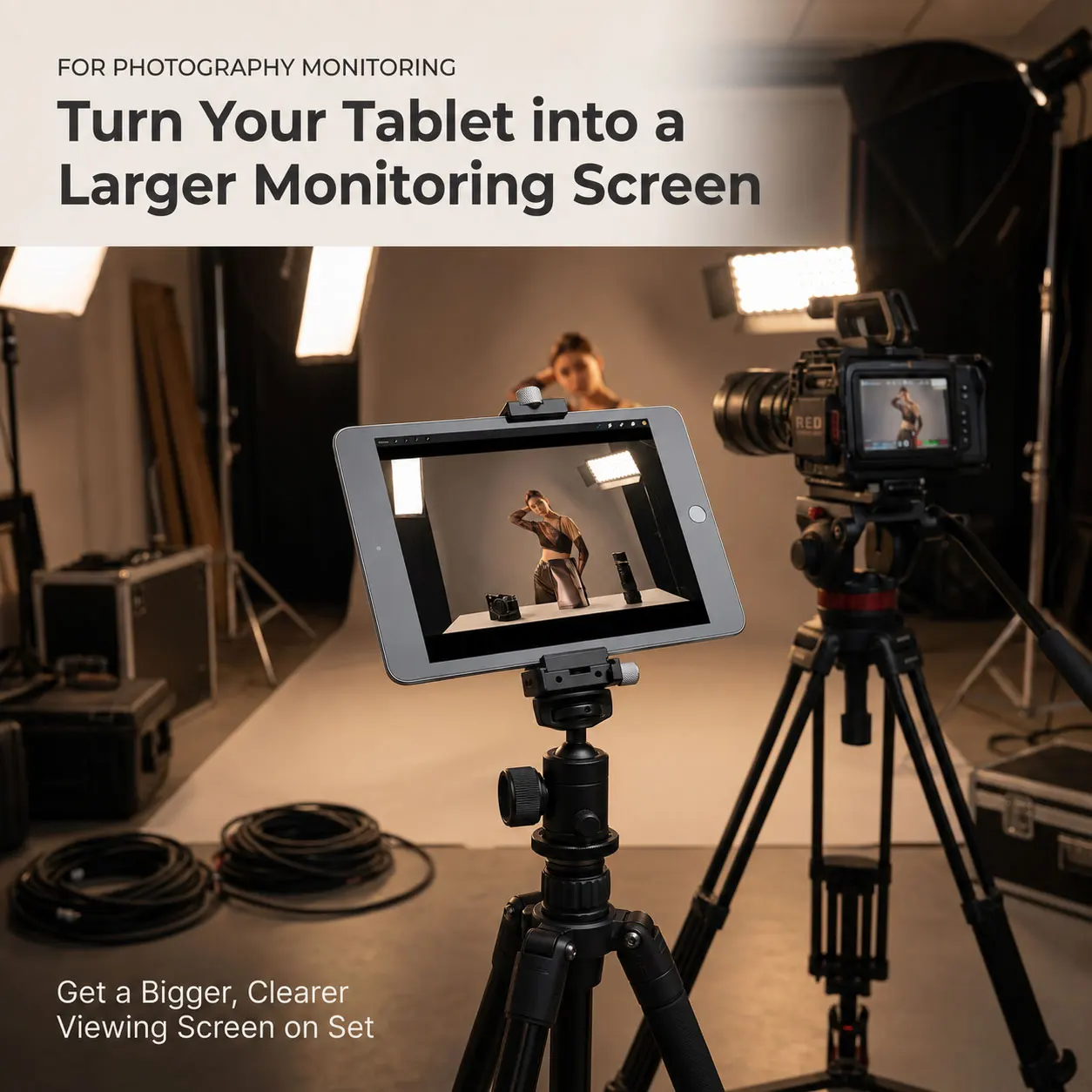 SOARSHOT Full Metal Tablet Mount Arca Swiss & 1/4