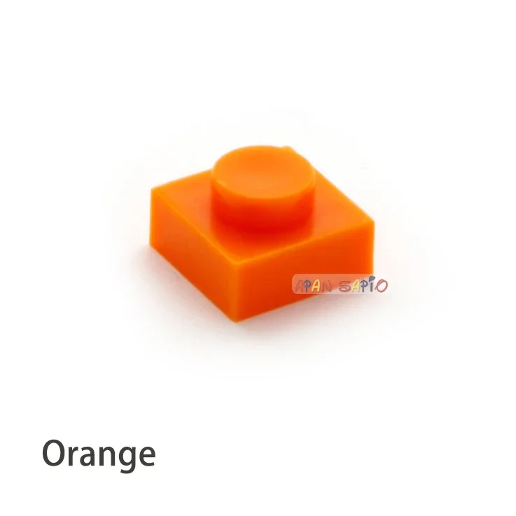 300 stücke DIY Bausteine Dünne Zahlen Bricks 1x1 Punkte 25 Farbe Pädagogisches Kreative Größe Kompatibel Mit 3024 Spielzeug für Kinder