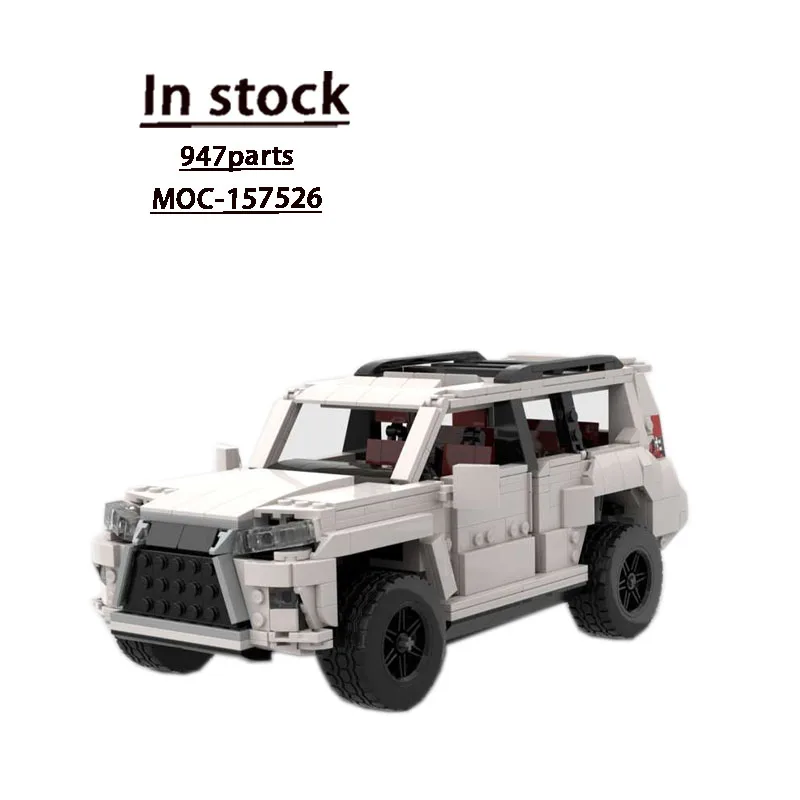 

MOC-157526 White GX460 Classic Movie Sports Car Racing Series Building Block Model•947 PartsMOC Creative Boy Kids Toys Gift