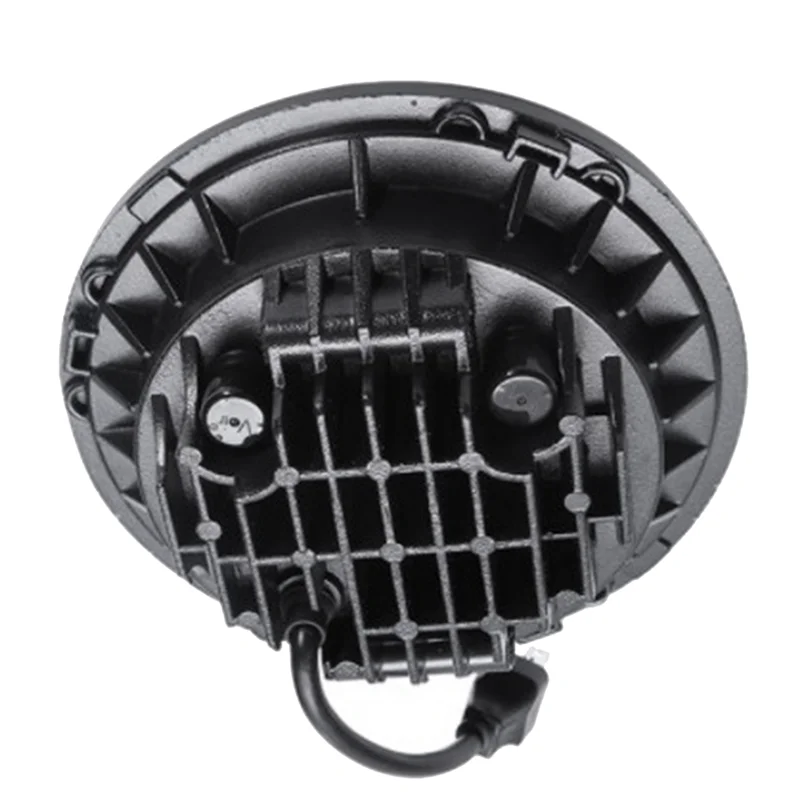 

Black Background 7-Inch LED Headlights Round Headlights Automotive Supplies LED Headlights for Shepherd