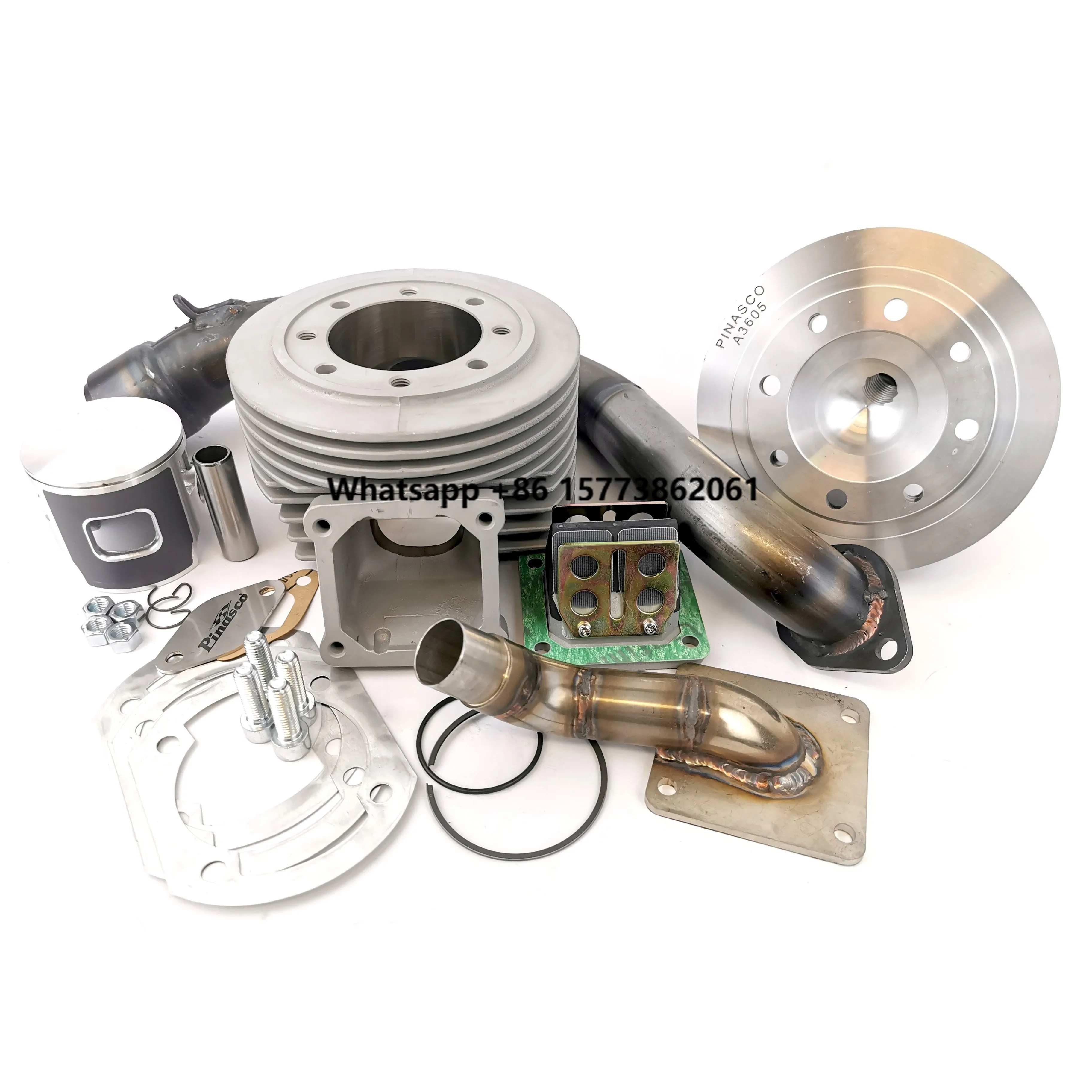 New EVR 2 Stroke 145cc Air-Cooled Big Bore Reed Valve PK Cylinder Kit for Motorcycles Engine Assembly Retrofit/Upgrade