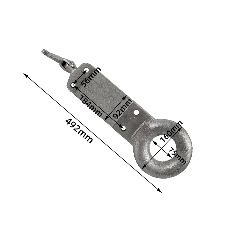 Australian style cast circular 4.4 ton trailer connector coupler trailer cover with handbrake