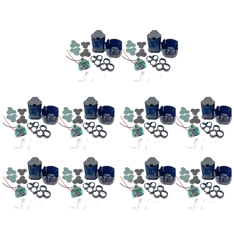 

TFORU-10Set 12V DC Electric Tool Hand Drill Power Li- Battery Protection Board BMS 18650 Lithium Box Circuit Pack Shell