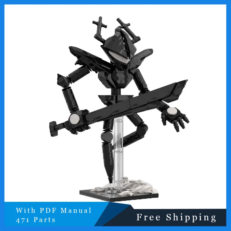 

471 шт., серия Star Battle, игровой персонаж, черный рыцарь, модульный строительный блок, модель в сборе, игрушка для детей, подарки на день рождения