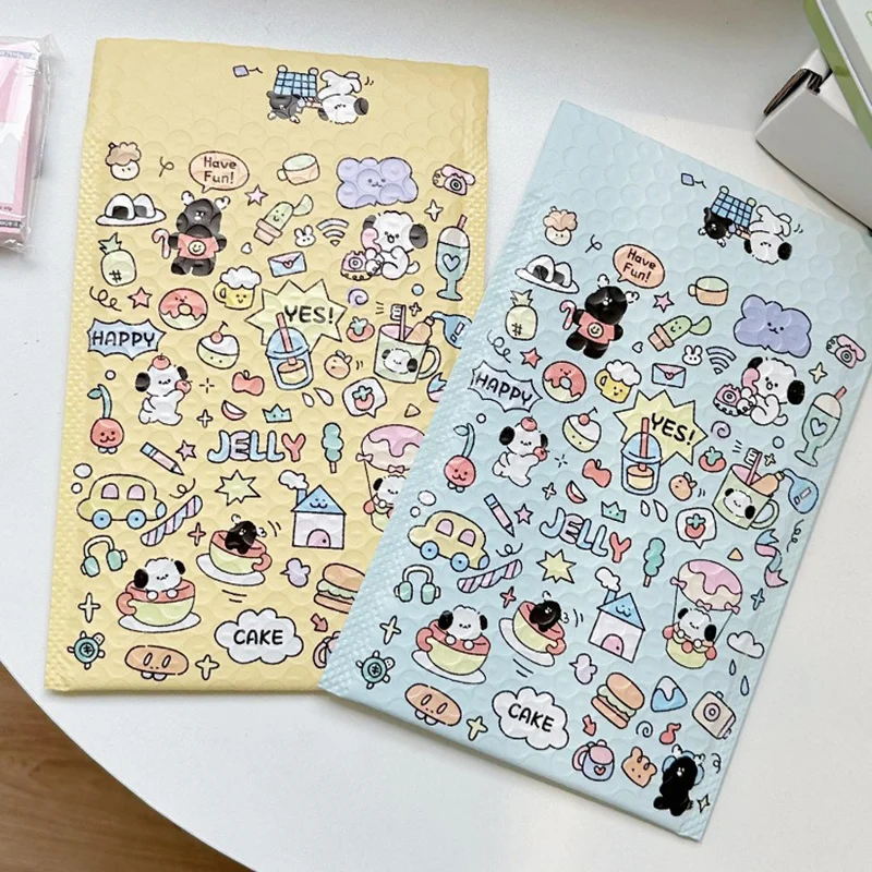 5.9x7.9inch Small Bubble Bags Cartoon Dog Print Bubble Envelopes Jewelry Packaging Bubble Mailers Padded Shipping Envelope 50Pcs