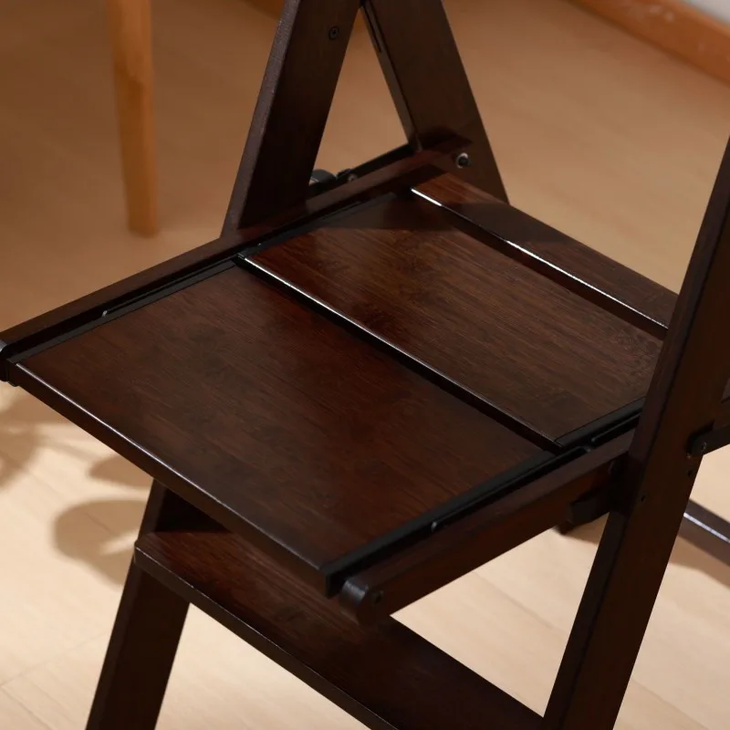 Portable two-in-one stepped stool for home rental, foldable, multifunctional chair