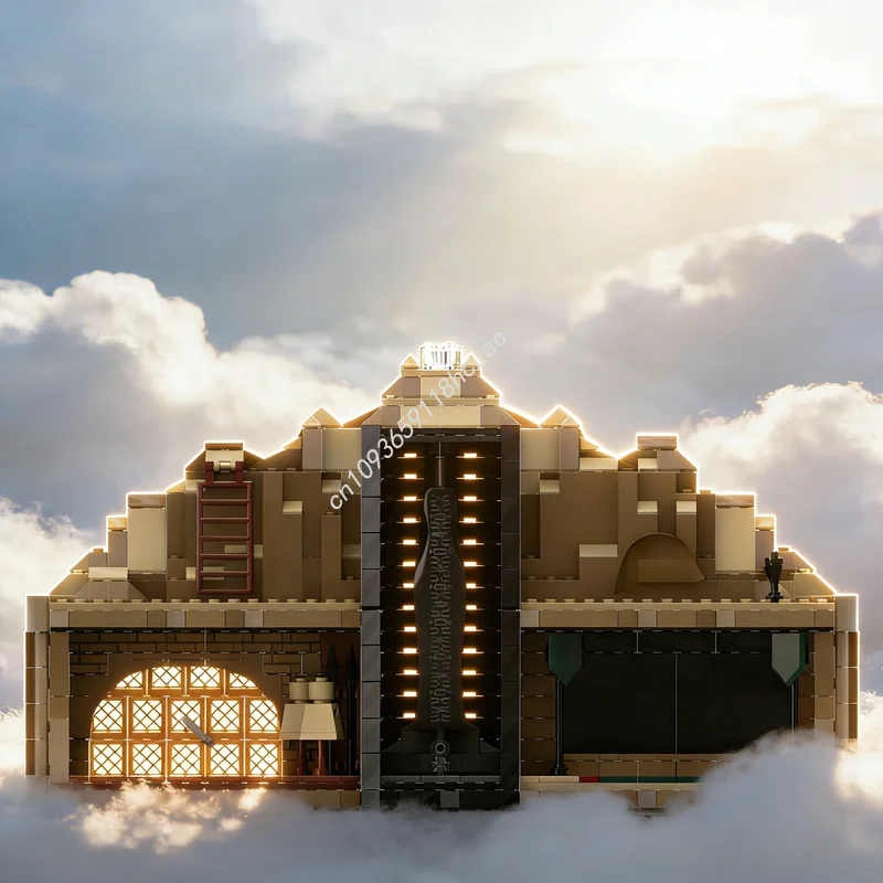 

585 деталей MOC «Космическая дюна», культовая модель-конструктор, строительные блоки, развивающая игрушка, рождественский подарок, креативное решение, обучающий набор