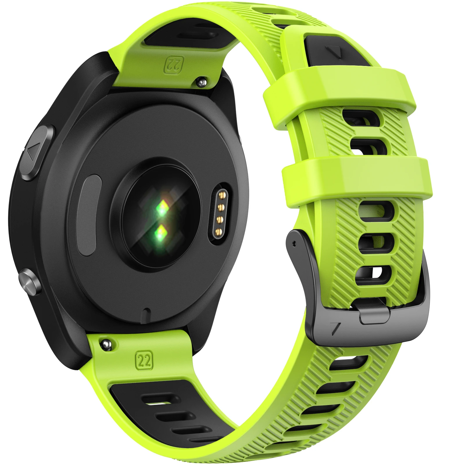 22mm Garmin Original Silikonarmband Easy Fit für Forerunner 965/945 Original-Armband für Forerunner 970 Uhrenarmband Instinct 1 2