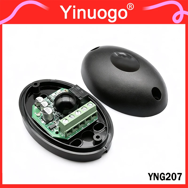 

DC 12-24V Single Infrared Beam Sensor Gate Photocell 15m Waterproof IP55 Photocell Garage Door Infrared Sensor