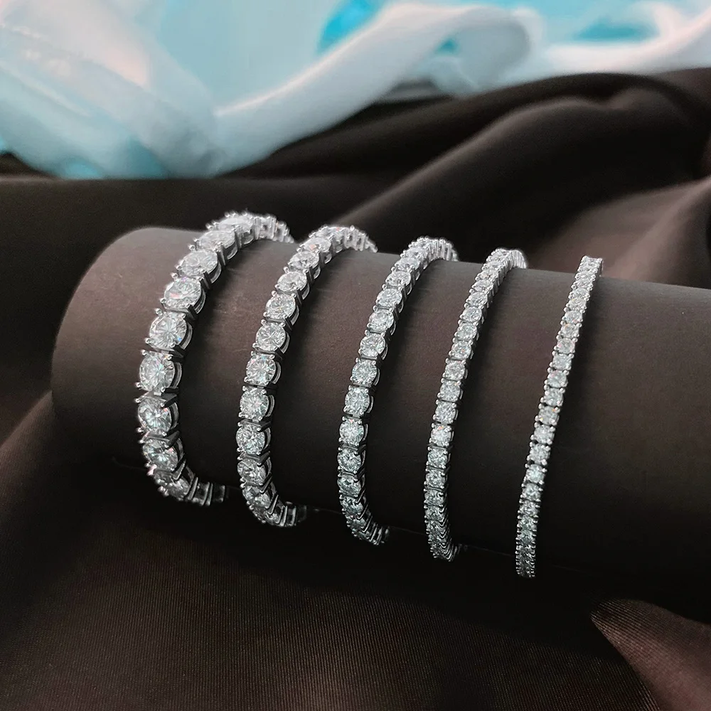 Thumbnail 4 - #2 Trending Moissanite Tennis Bracelets Right Now