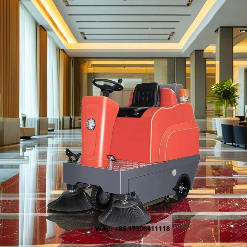 48v Battery Powered Compact Residential Estate Leaf Cleaning Car Electric Brush Carpet and Floor Sweeper