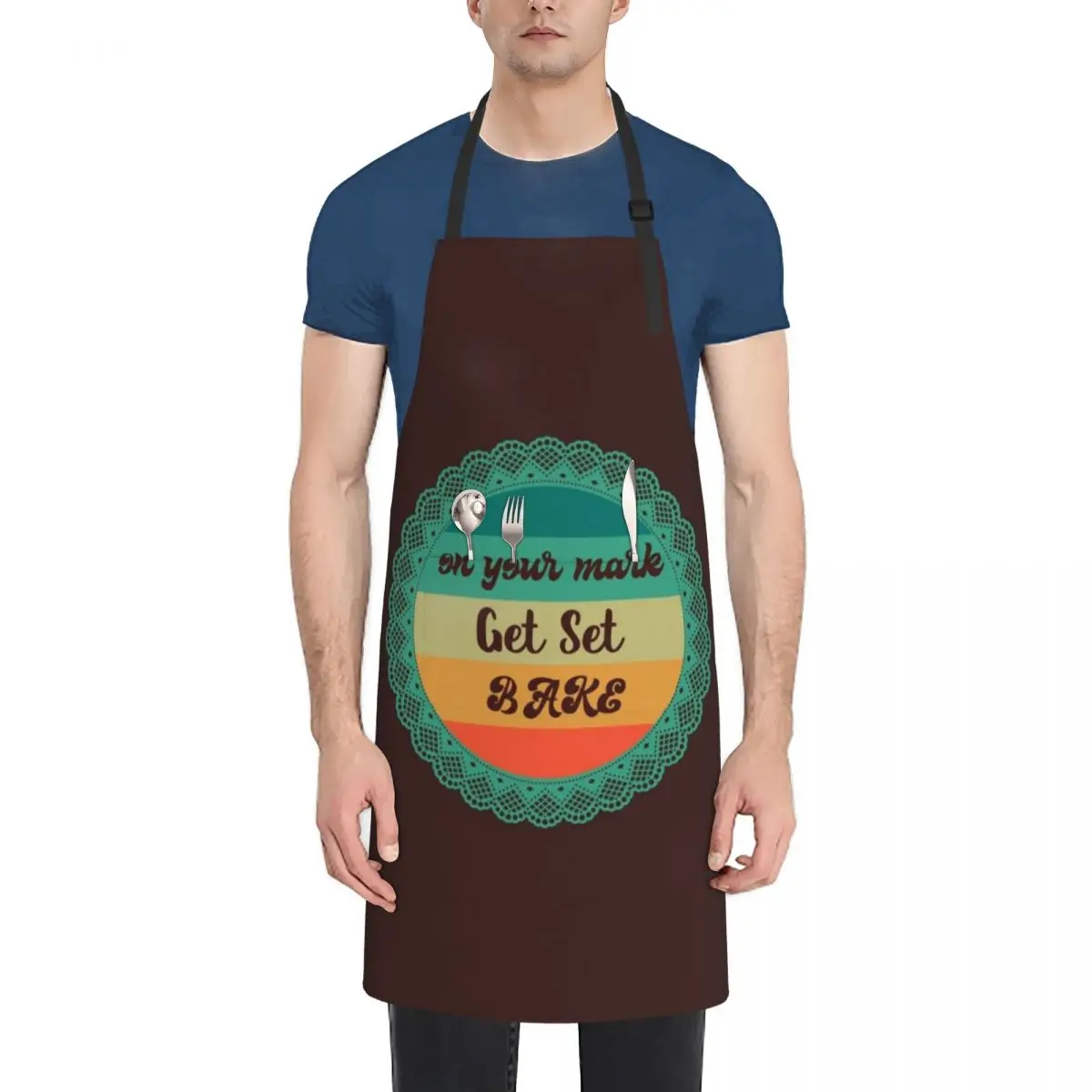 

get set bake retro Apron cleanings For Men Apron