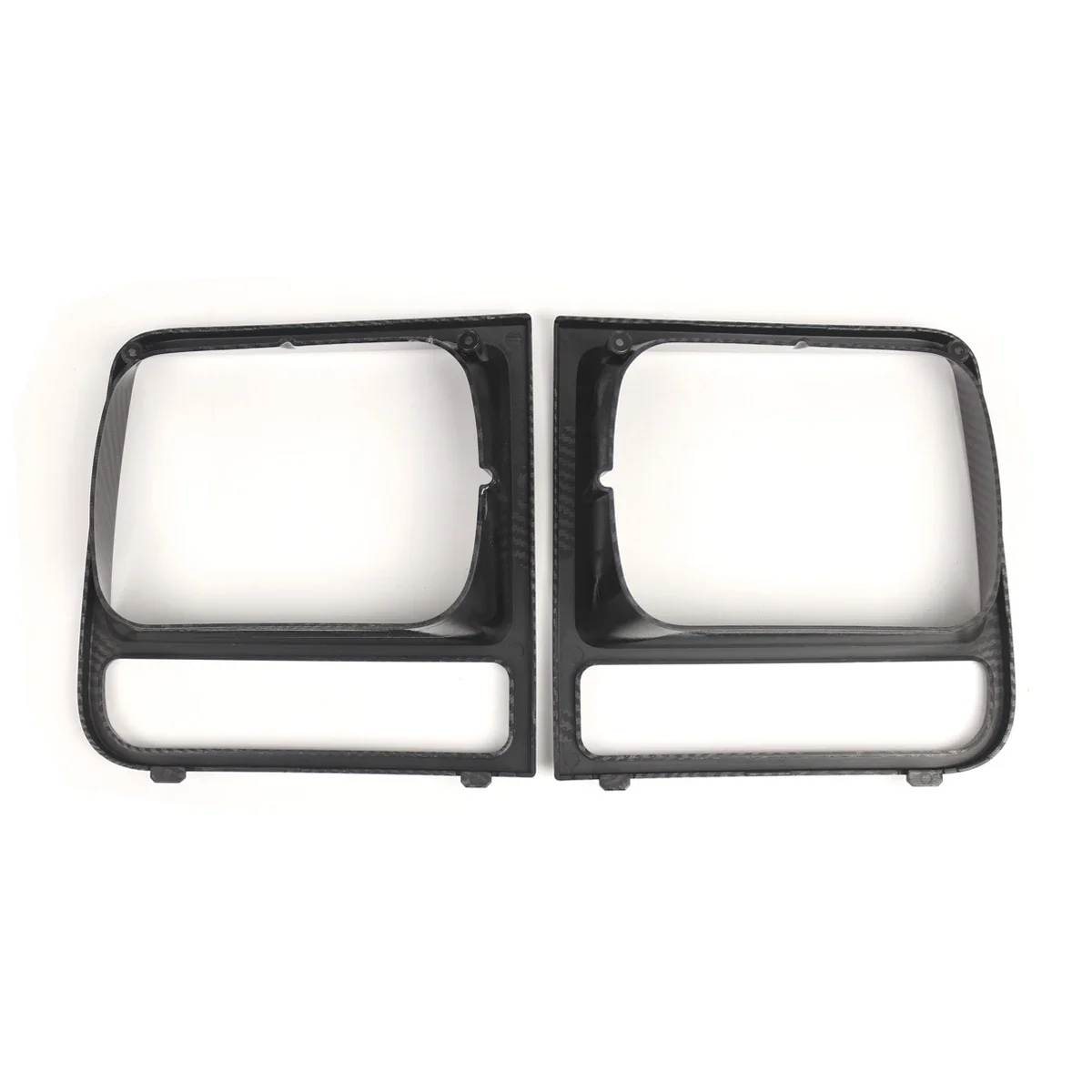 

For Cherokee 1997-2001 Car Accessories 2XCarbon Look Headlight Exterior Frame ABS For Jeep 5EM72SW1, 5EM73SW1 CH2513156