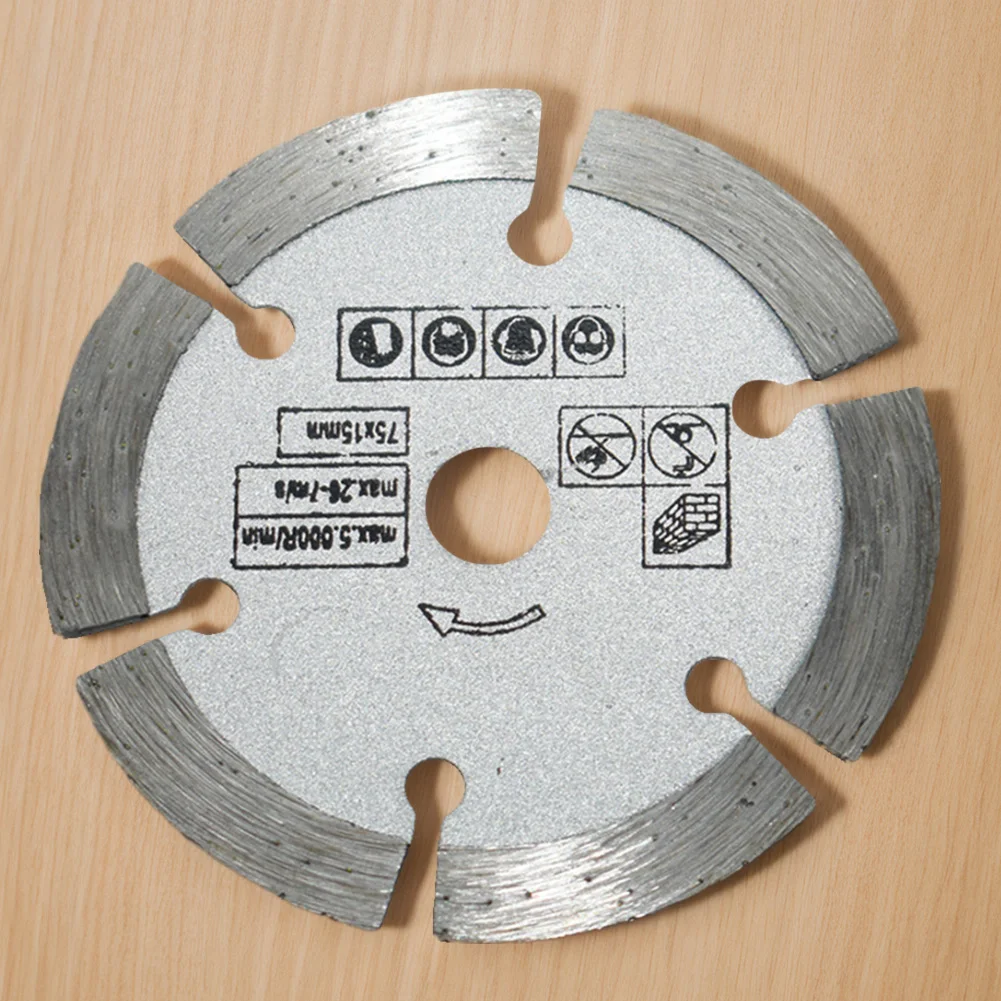 3 Inch/75Mm Snijblad Diamant Slijpen Wiel Haakse Slijper Zaagblad Voor Snijtegel Keramisch Beton Marmer