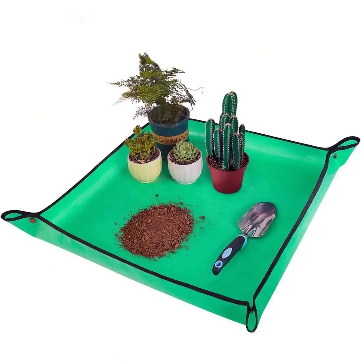 1 pçs tapete de plantio 100cm jardinagem vaso almofada dobrável jardim planta vaso de flores transplante tapetes à prova dwaterproof água