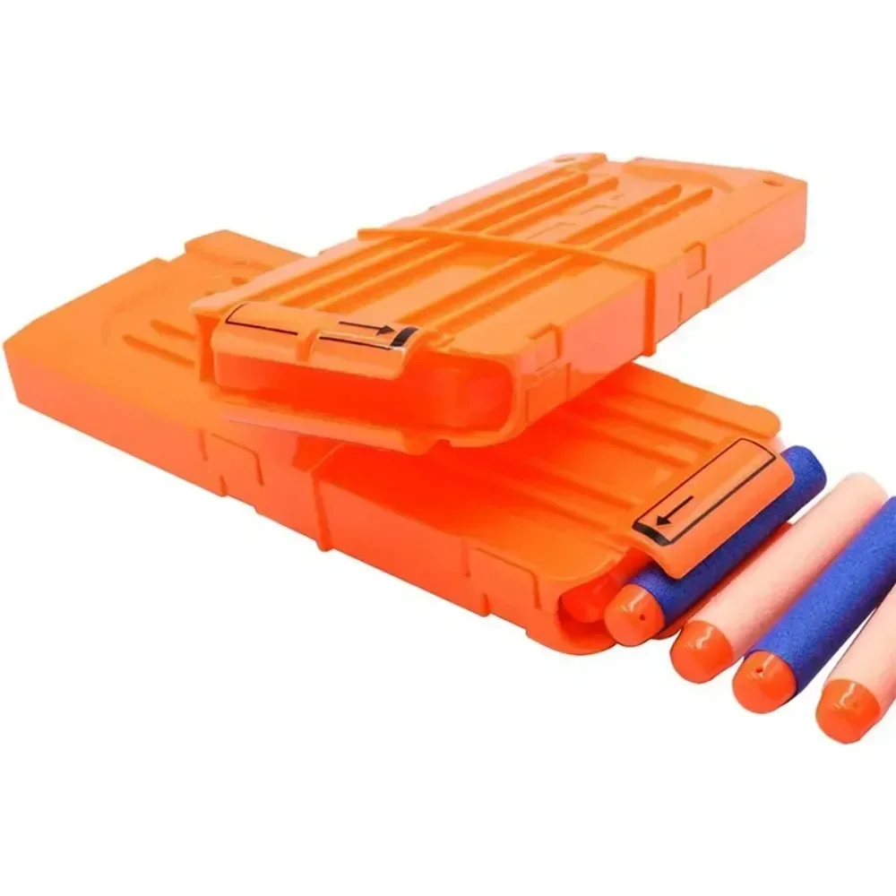 

E Orange Bullet Clips Quick Reload 12-Darts Magazine Clips for Nerf N-Strike Elite Blaster Toy Gun Accessories