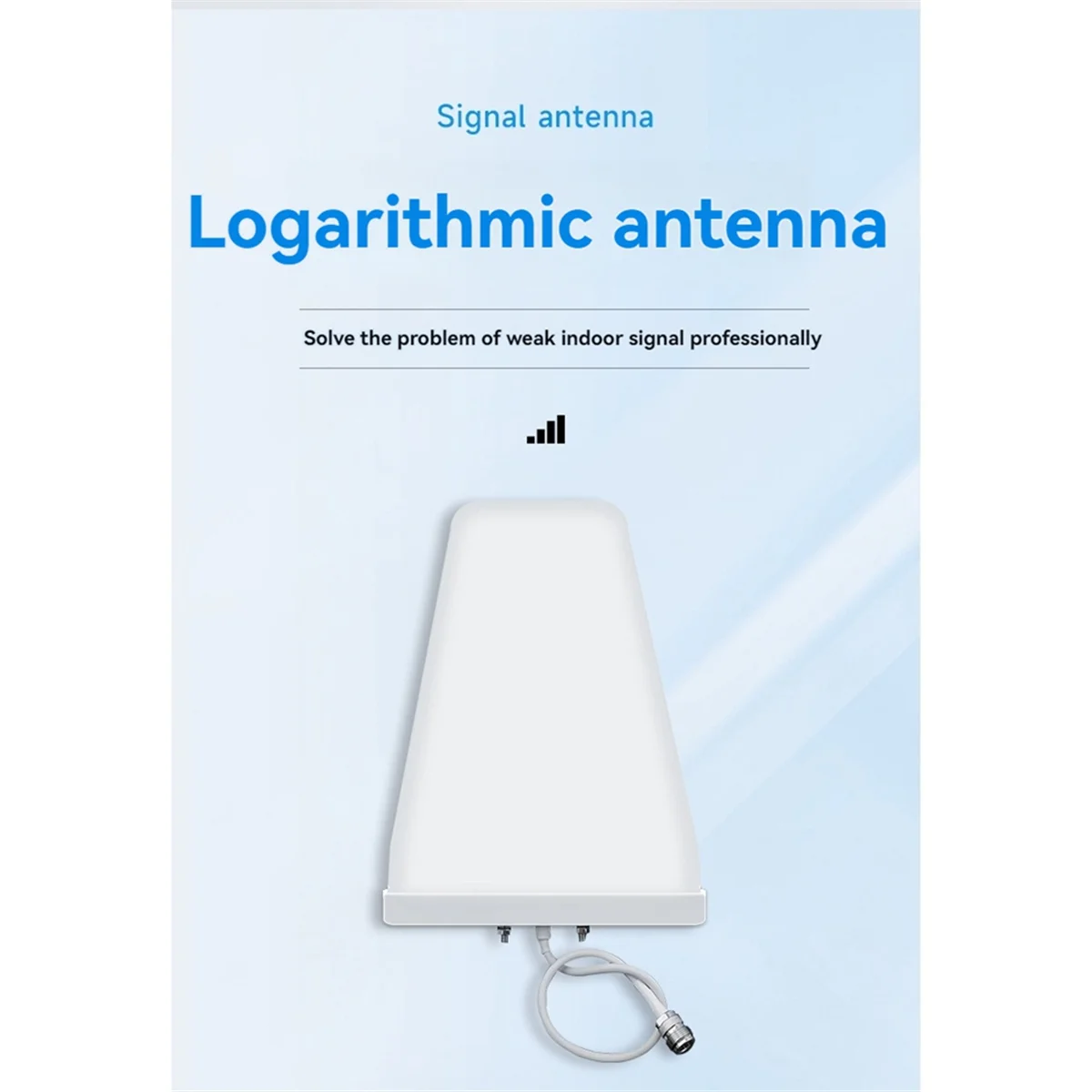 5G 4G Antenna 700-2700MHZ 10dBi High Gain Log Periodic Antenna IP65 Waterproof for Outdoor Signal Boost