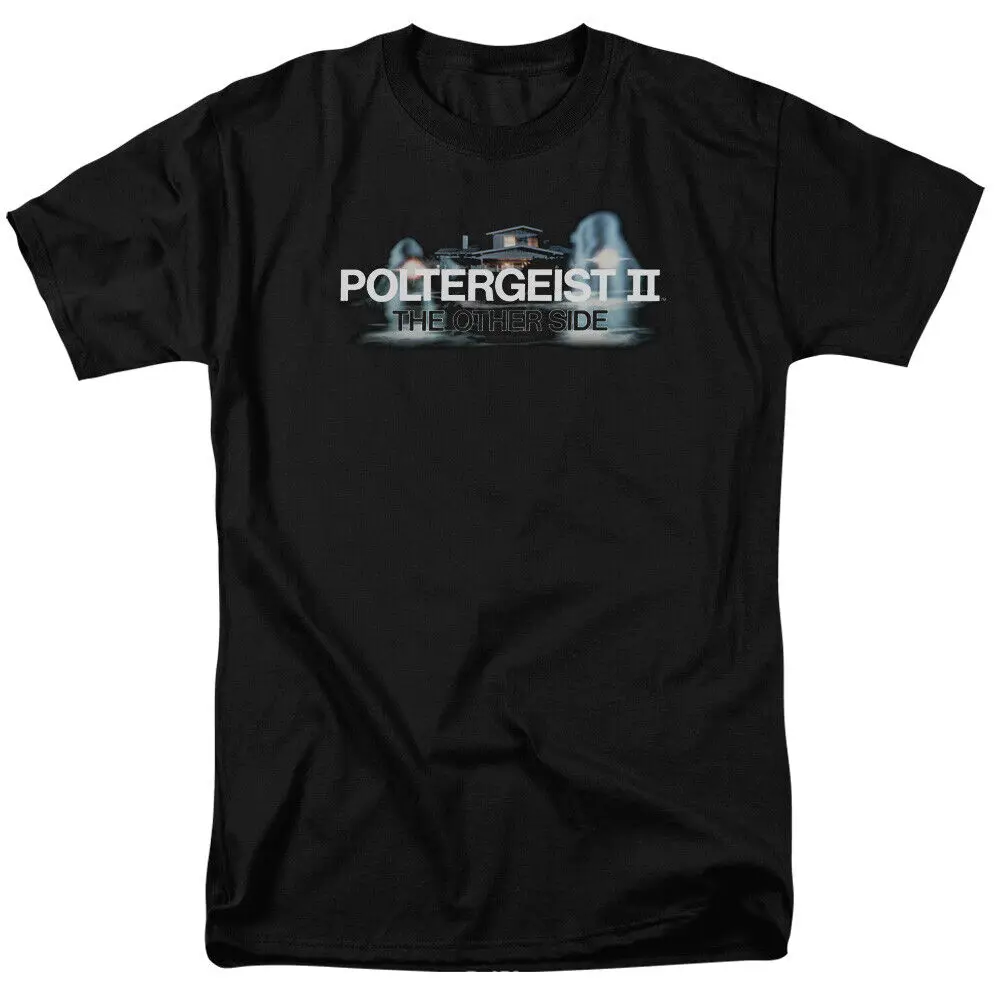 

Poltergeist II Logo T Shirt Licensed Horror Movie Retro Classic Scary Tee Black