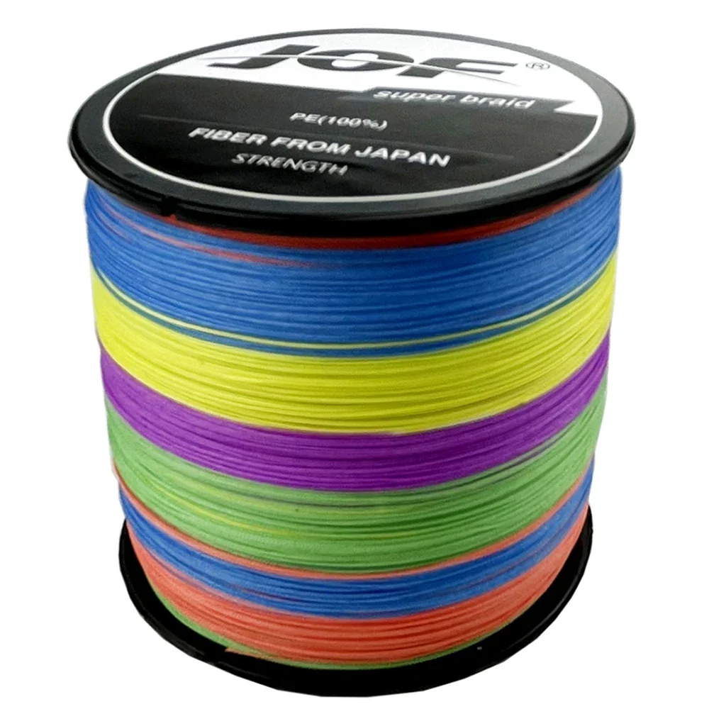 JOF 9 Strands PE Fishing Line Raid  100M 300M 500M 1000M Multifilament 9X Smooth  Fishing Wire Carp Fishing Line Tool