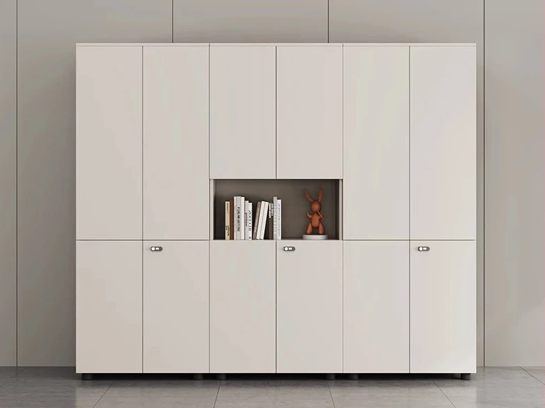 Documents and materials Archives Locker Wooden plate boss Financial with lock Thickened bookcase Office