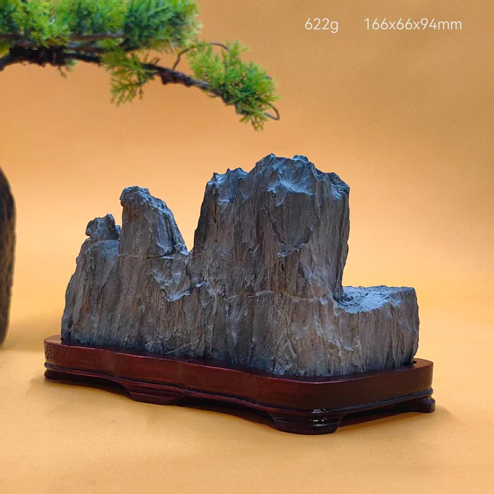 Office Decoration Room Decoration Reiki Asian Natural Stone Bronzite Natural Precision Mountain Landscape Stone Rock Crystals