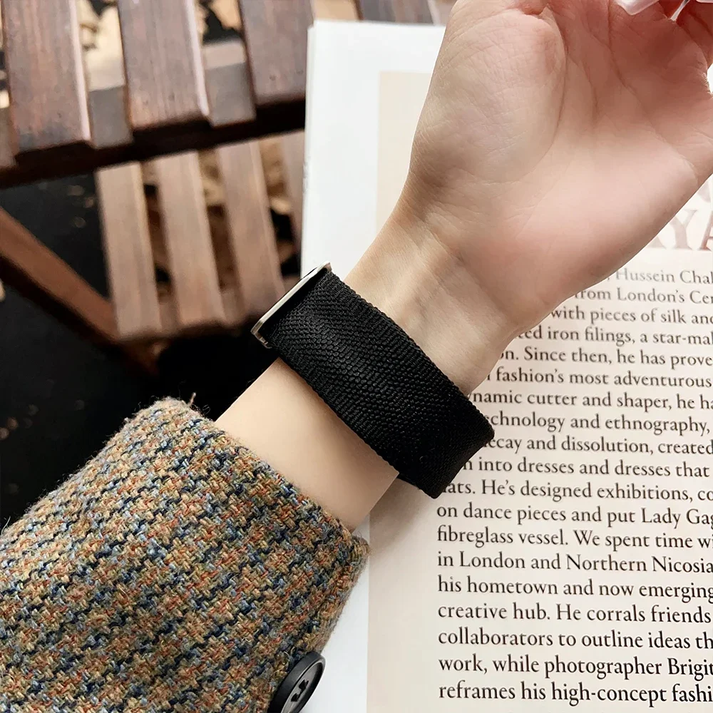 حزام رياضي من النايلون 22 ملم لساعة هواوي 4 برو GT4/5 46 ملم GT3 Pro 46 ملم سوار نهائي لفرقة Amazfit Balance GTR 2/3/4 47 ملم