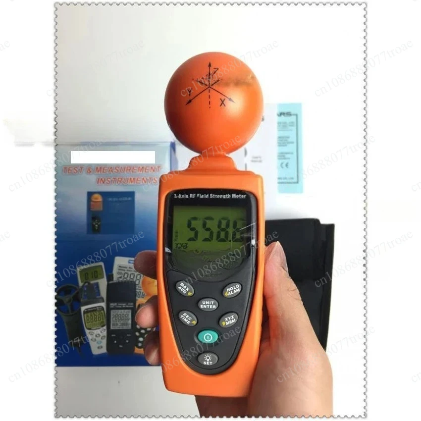 TM-195 3 Axis High Frequency RF Field Strength Meter TM195 EMF Tester Electromagnetic Wave Tester