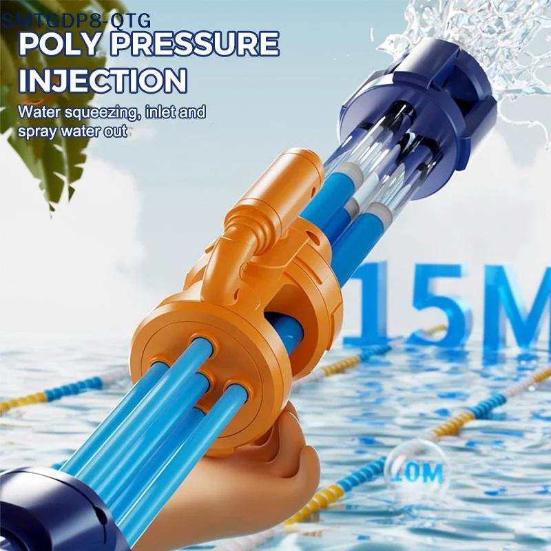 Hot Gatling Water  Pull Out Water Soaker Blaster For Pool Beach Summer Outdoor Water Toy For Boys Adult Gifts