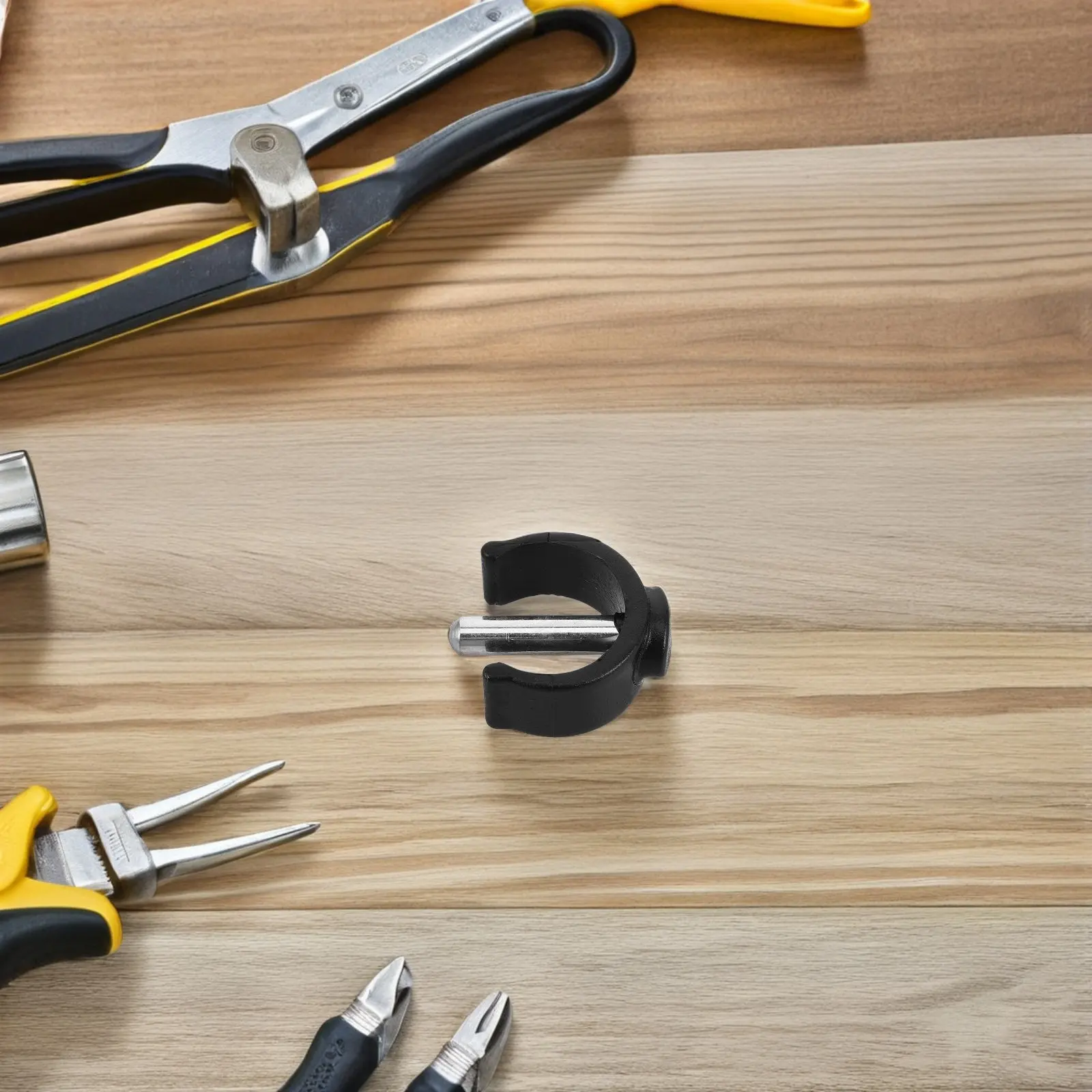 

4Pcs Walking Cane Accessories C-Shaped Latch Clamp for Stability Non-Slip Steel ABS Locking Clips for Canes Crutches Replacement