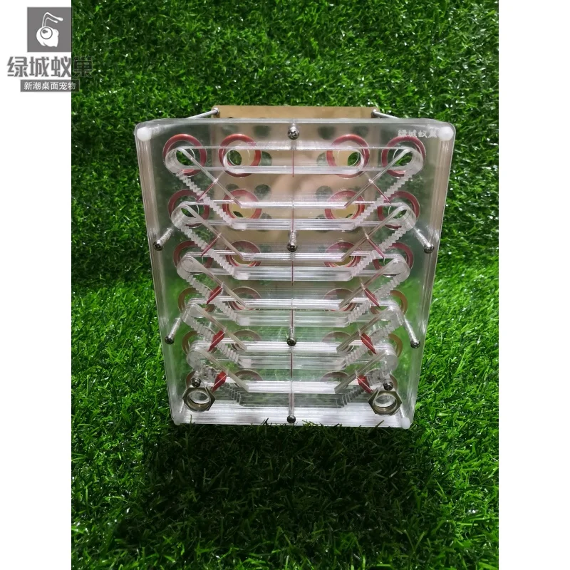 

24 гнезда для пробирок могут быть изготовлены по индивидуальному заказу с стойкой для пробирок для пробирок Green City Ant Nest калибра 15-18 калибра Workshop