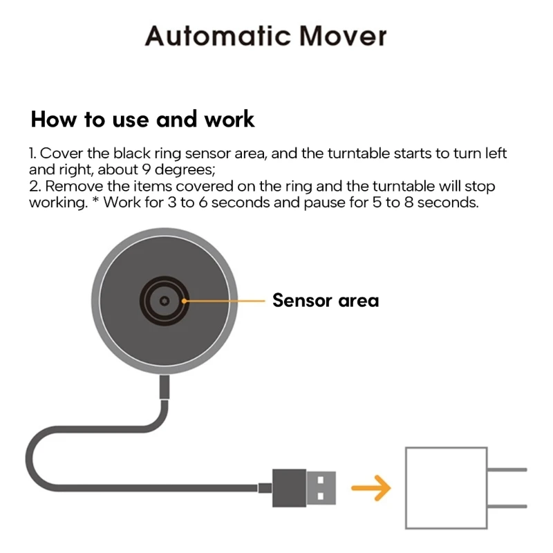 Mouse Mover Anti-Sleep Mouse Automatic Move Simulator Mouse Jiggler for Laptop Screen Anti-Sleep Undetectable