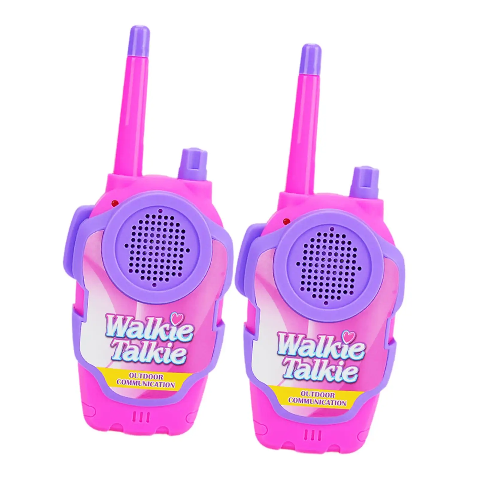 2x Kids Walkie Talkies Girl Intercoms Toy Kids Toy Gifts Cartoon Mini