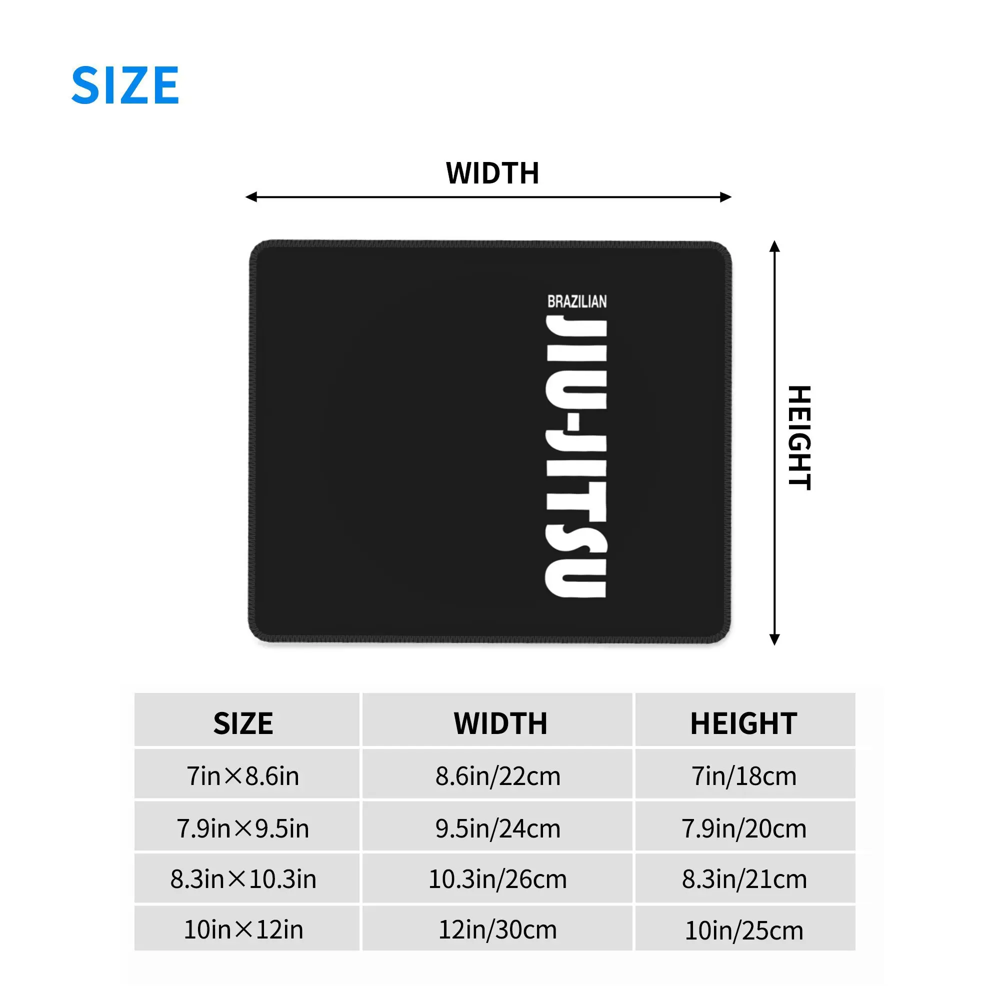 Alfombrilla de ratón brasileña Jiu Jitsu (BJJ), teclado de ordenador, alfombrilla para ratón, Gamer, PC, portátil, escritorio, accesorios de oficina, alfombrillas de mesa