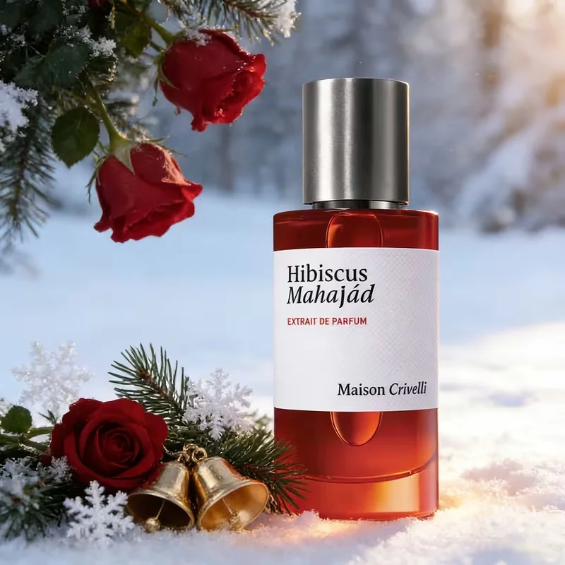 Maison Crivelli French Exotic Perfume Oil-Hibiscus, Mango, Passion Fruit, Sandalwood & Amber Scent, Romantic Fragrance Gift.