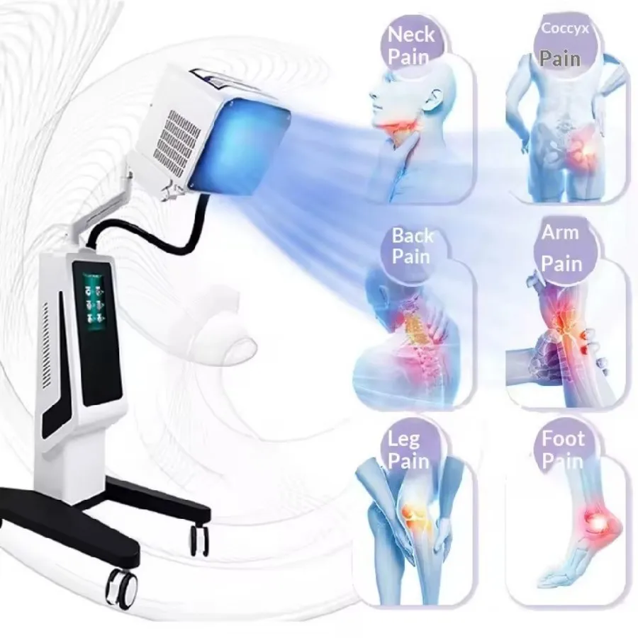 Terahertz Rotating Magnetic Light Wave Machine 360 Degree Touch Screen ABS Commercial Salon Beauty Device Floor Standing