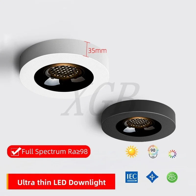 

Ультратонкий антибликовый яркий потолочный светильник разных размеров и опциями о воде. Новые прожекторы COB со световой сеткой