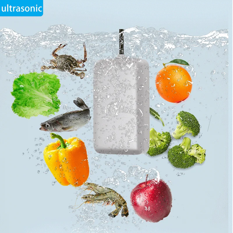 Fruit and vegetable cleaning machine, seafood and vegetable food disinfection and cleaning, crayfish ultrasonic cleaning, mini