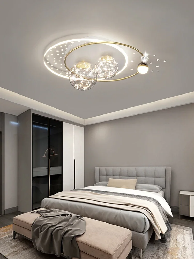 

2022new Bedroom Light Light Luxury Internet Celebrity Ins Starry Master Bedroom Modern Room Ceiling Light