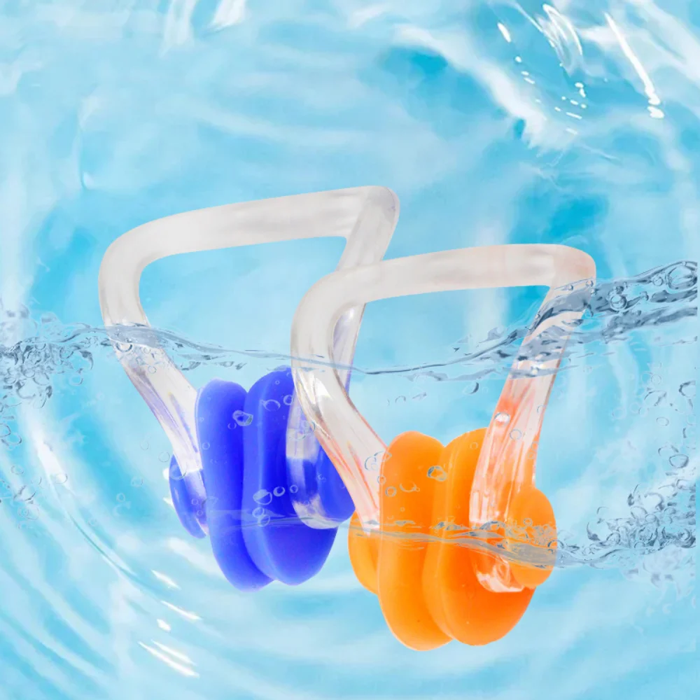 

Soft Silicone Swimming Nose Clip High Quality Reusable Comfortable Diving Surfing Swim Nose Clips For Adults Children 1PCS