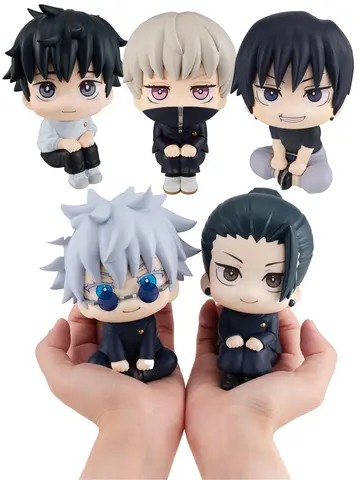 10cm Jujutsu Kaisen Anime Figure Look Up Chousou Action Figure Q Version Satoru Gojo/Geto Suguru Figurine PVC Collection Toys