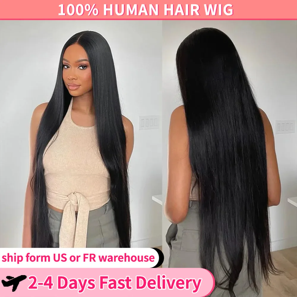 

Straight Lace Front Wigs Human Hair 13x4 13x6 HD Lace Frontal Wigs For Women 30 32 34Inch Pre Plucked Remy MYLOCKME Lace CLosure