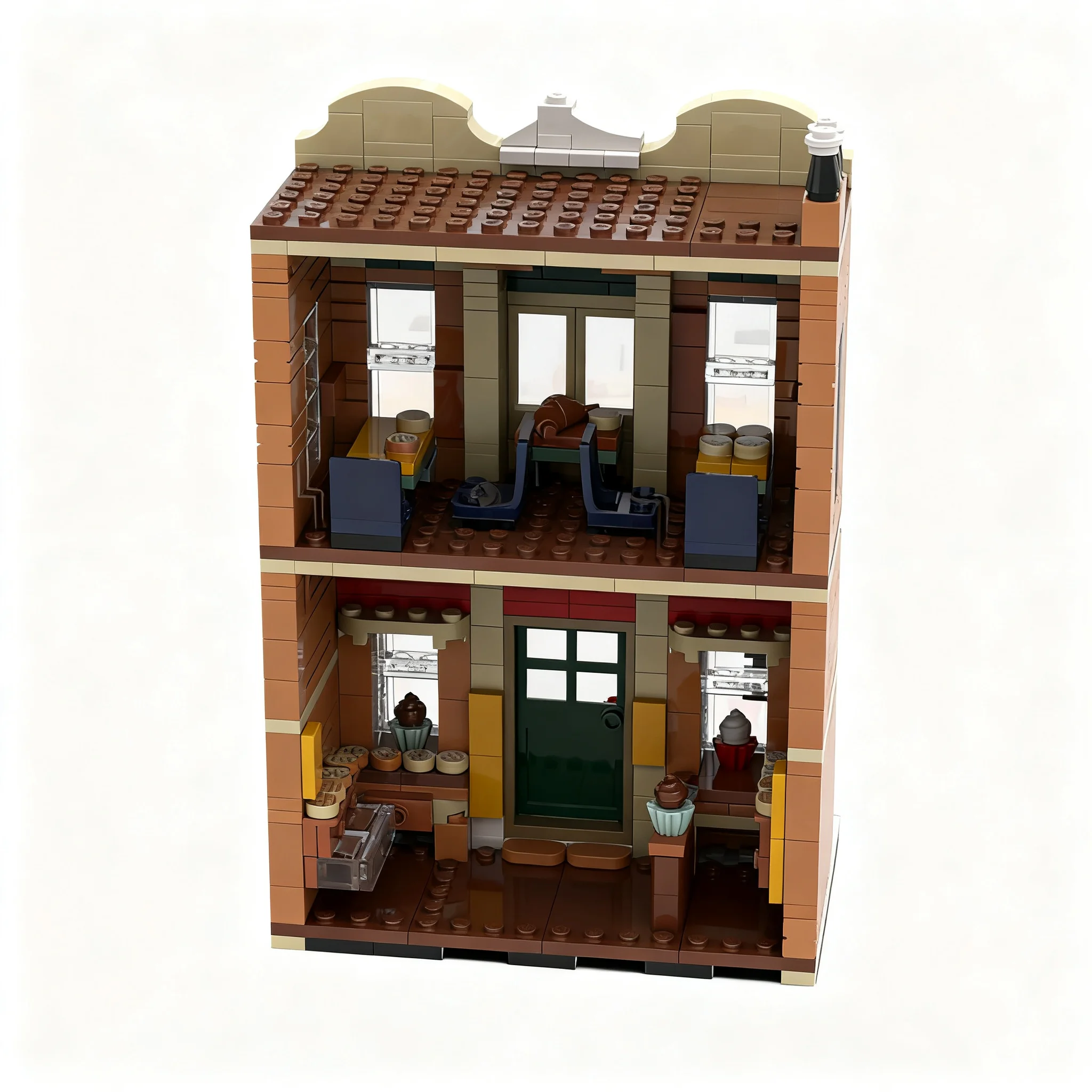 632pcs MOC 계절별 크리스마스 메인 스트리트 베 - Art Craft Bakery 리뷰 및 가격