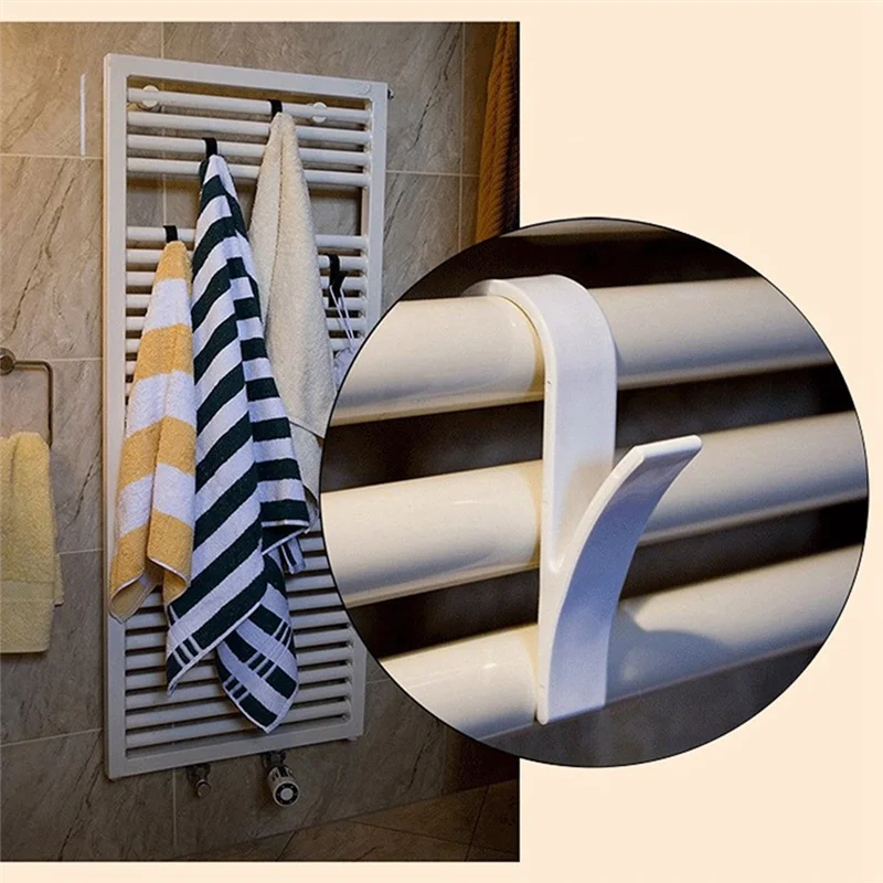 TFORU-المطبخ الحمام شماعات كليب تخزين رفوف شماعات ساخنة منشفة المبرد السكك الحديدية الملابس وشاح شماعات السنانير حامل سهلة لنا #5