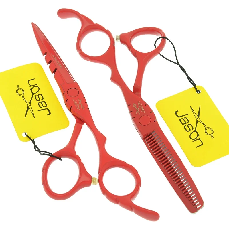 Jason 5.5/6 Inch Professional Hair Cutting Scissors Thinning Shears Barber Shop Hairdressing Styling Shears Salon Tools A0065D