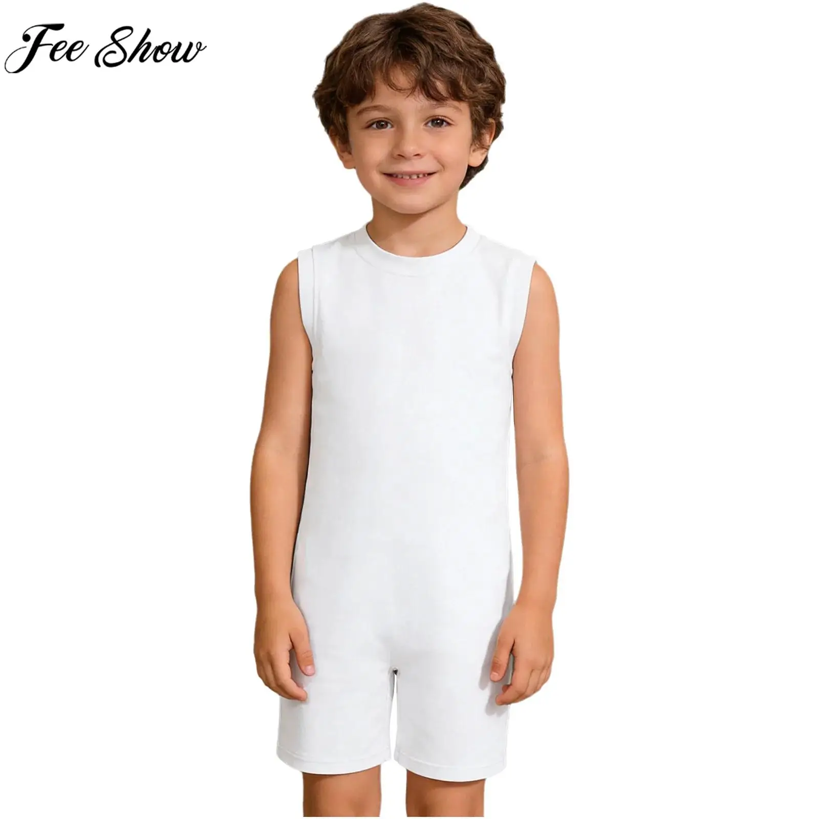 Children Anti-Strip Adaptive Jumpsuit Boys Girls Special Needs Clothing Autism Sensory Jumpsuit Sleeveless Back Zipper Romper