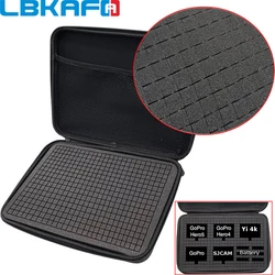 LBKAFA Camera Bag Case DIY Travel Storage Collection Foam Shockproof For Gopro Hero 13 12 11 10 DJI OSMO 5 4 Pocket Accessory