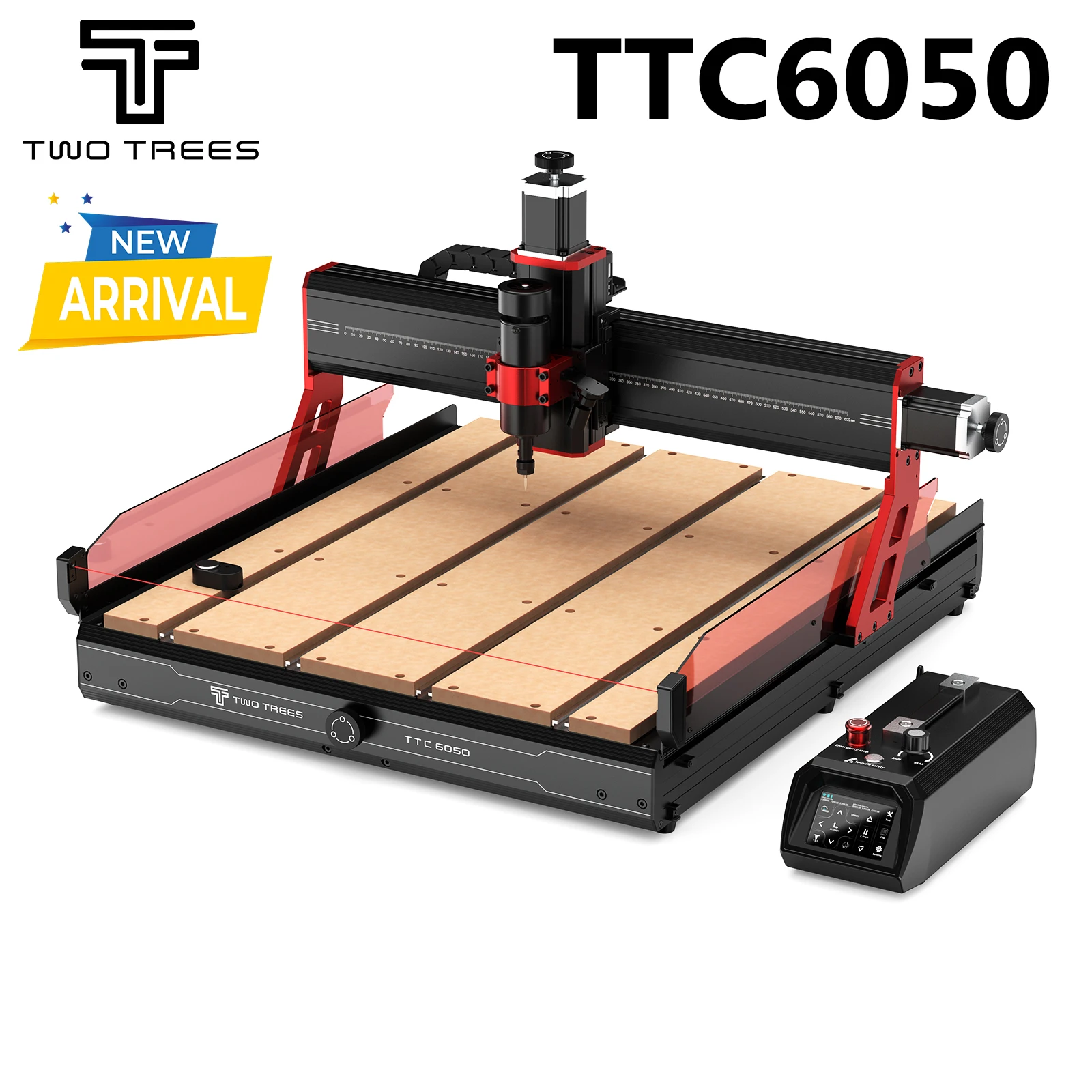 TWO TREES CNC Router TTC6050 Wood Router Woodworking Machinery CNC Tools Milling Cutting Machine For Circuit Board Metal PCB PVC
