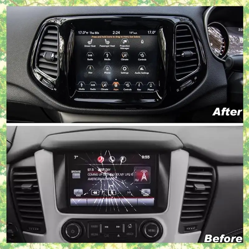 

T84C-7 Inch LCD Touch Screen Navigation Radio Assembly For Jeep Compass 2017-2020 TDO-WXGA0700K00033-V2 TDO-WXGA0700K00057-V1