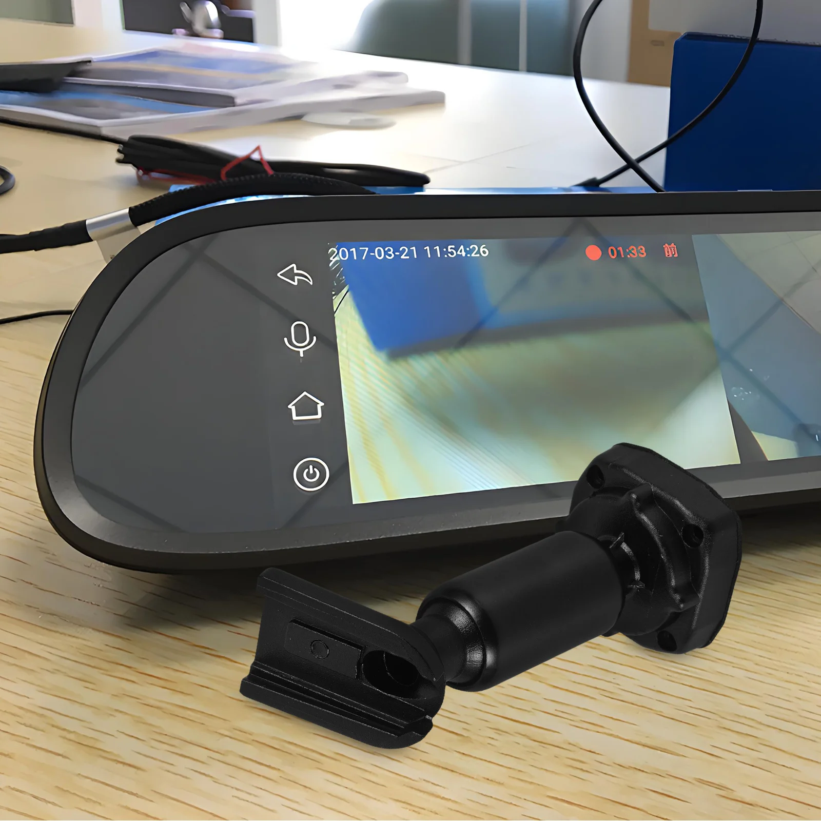 

Rear View Mirror Dash Cam Mount Adjustable Vehicle Interior Bracket Stable Rearview Mirror Holder for Dash Cam