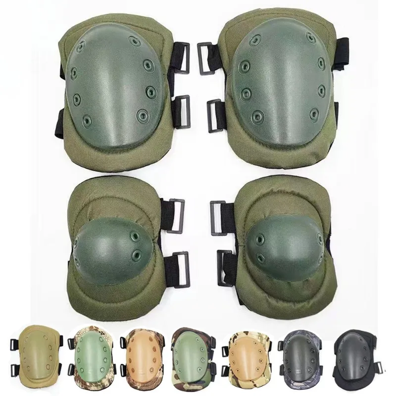 

Outdoor sports work hunting skating safety equipment kneecap knee pads Elbow pads Military knee pads